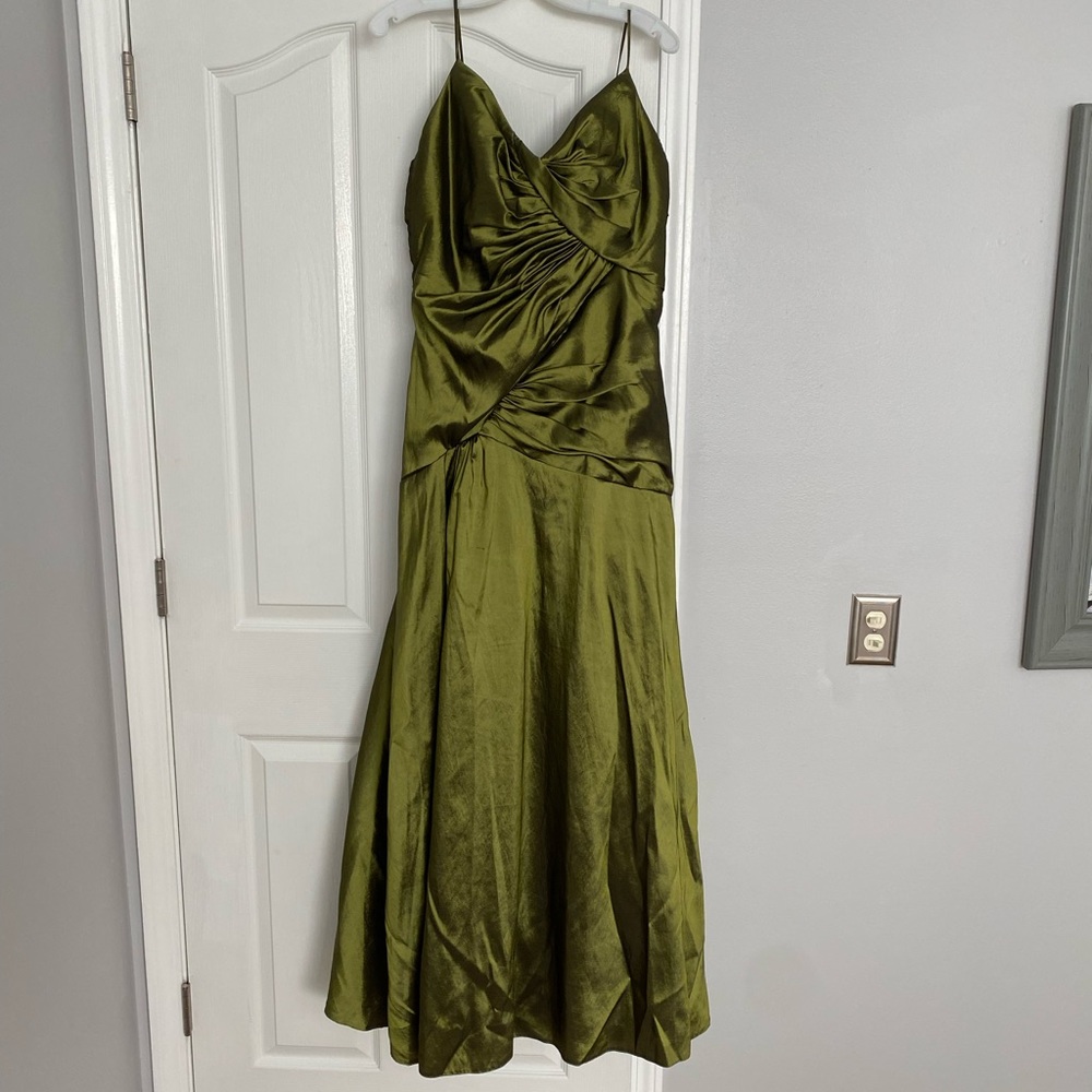 Moonlight Bridal green formal dress